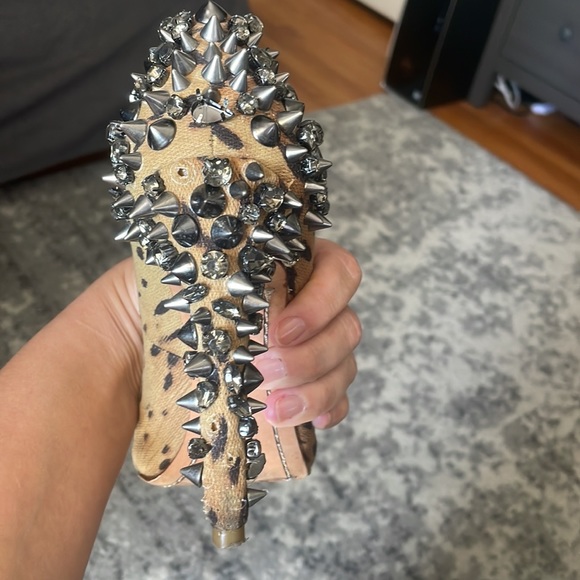 Leopard print- peep toe Sam Edelman - Picture 2 of 5